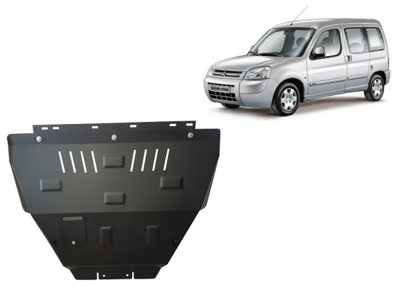 Steel sump guard for Citroen Berlingo
