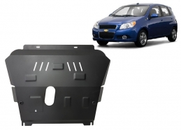 Steel sump guard for Chevrolet Aveo