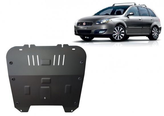 Steel sump guard for the protection of the engine and the gearbox for   Fiat Croma
