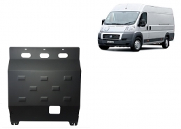 Steel sump guard for Fiat Ducato