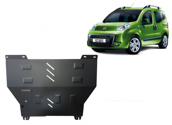 Steel sump guard for Fiat Fiorino