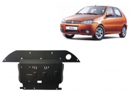 Steel sump guard for the protection of the engine, gearbox and differential for Fiat Palio
