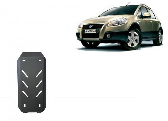 Steel differential guard for Fiat Sedici