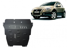 Steel sump guard for Fiat Sedici