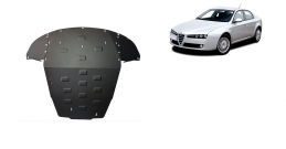 Steel sump guard for Alfa Romeo 159