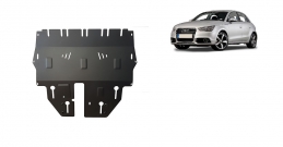 Steel sump guard for Audi A1