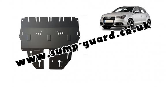 Steel sump guard for Audi A1