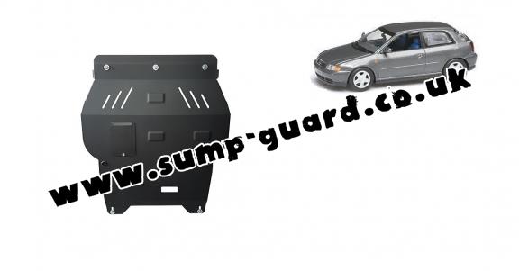 Steel sump guard for Audi A3