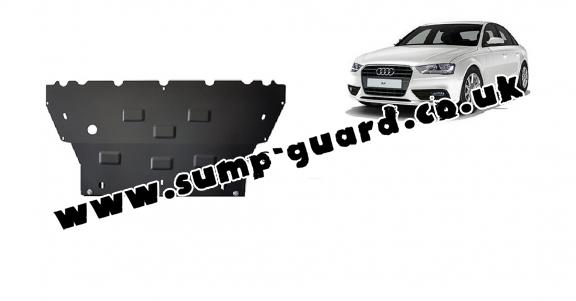 Steel sump guard for Audi A4  B9