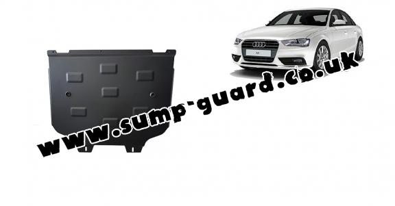 Steel gearbox guard for Audi A4 B9