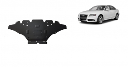 Steel sump guard for Audi A4 B8, diesel