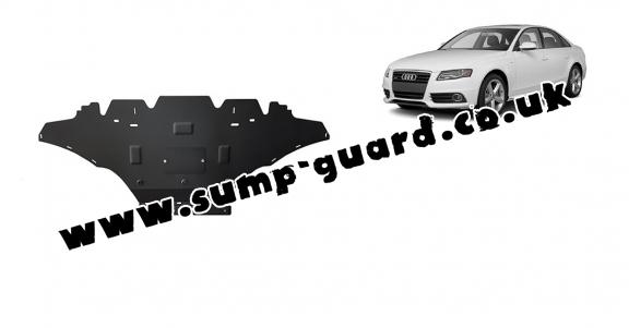 Steel sump guard for Audi A4 B8, diesel