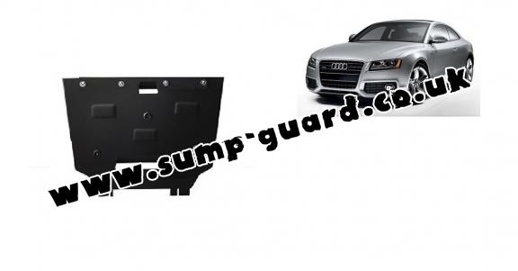 Steel gearbox guard for Audi A5