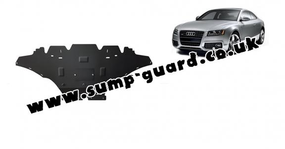 Steel sump guard for Audi A5, petrol