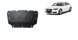 Steel sump guard for Audi A6