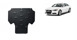 Steel gearbox guard for Audi A6