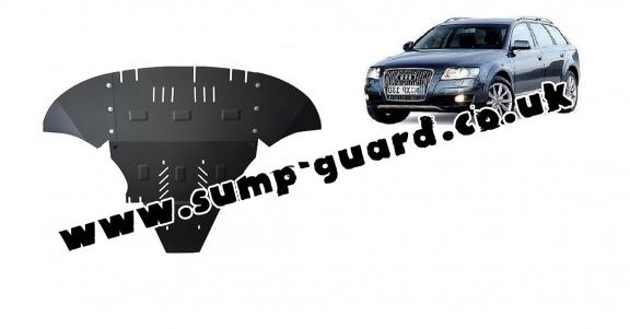 Steel sump guard for Audi A6 Allroad 2 - avec latéraux