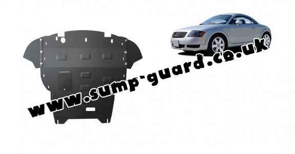 Steel sump guard for Audi TT