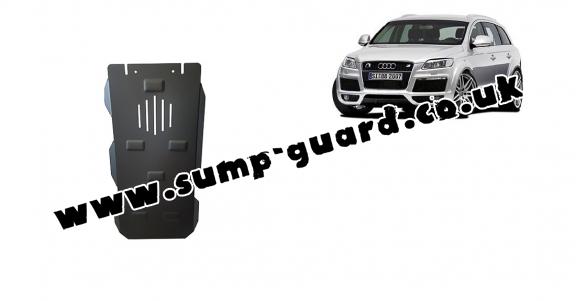 Steel gearbox guard for Audi Q7