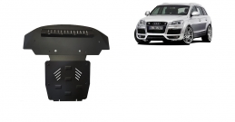 Steel sump guard for Audi Q7