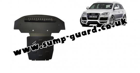 Steel sump guard for Audi Q7