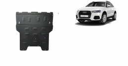 Steel sump guard for Audi Q3