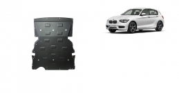 Steel sump guard for BMW Seria 1 F20/F21