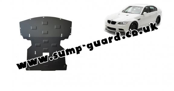 Steel sump guard for BMW Seria 3 E90/91
