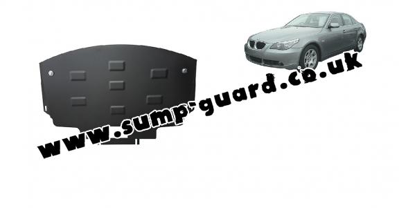 Steel sump guard for BMW Seria 5 E60/E61 standard front bumper