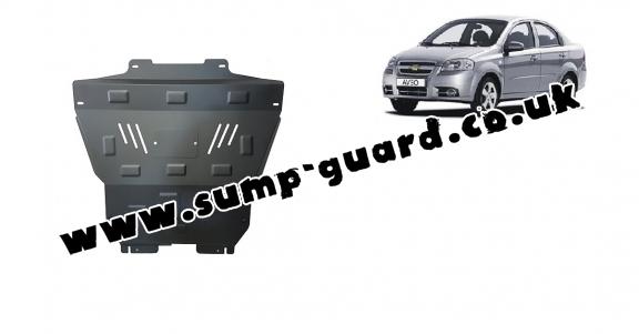 Steel sump guard for Chevrolet Aveo