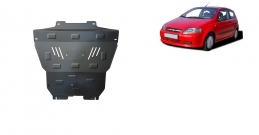 Steel sump guard for Chevrolet Kalos