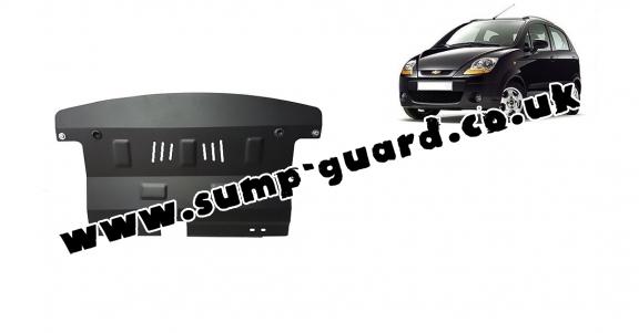 Steel sump guard for Chevrolet Spark