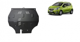 Steel sump guard for Chevrolet Spark