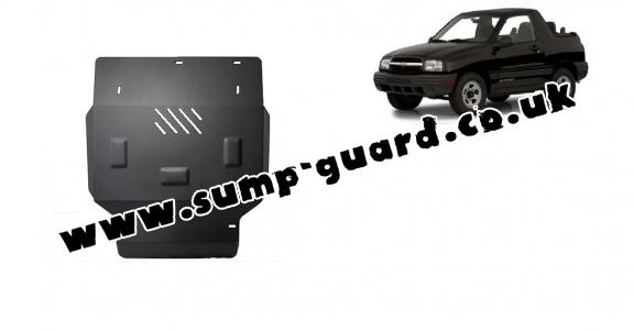 Steel sump guard for Chevrolet Tracker