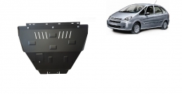 Steel sump guard for the protection of the engine and the gearbox for Citroen Xsara Picasso