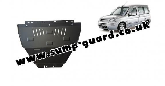 Steel sump guard for Citroen Berlingo