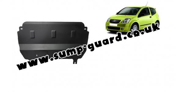 Steel sump guard for Citroen C2