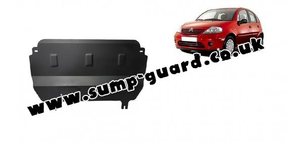 Steel sump guard for Citroen C3