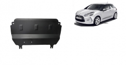 Steel sump guard for Citroen DS3