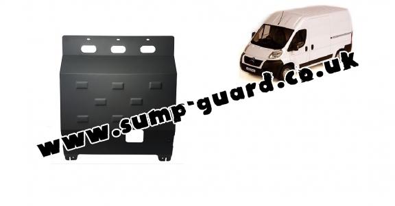 Steel sump guard for Citroen Jumper