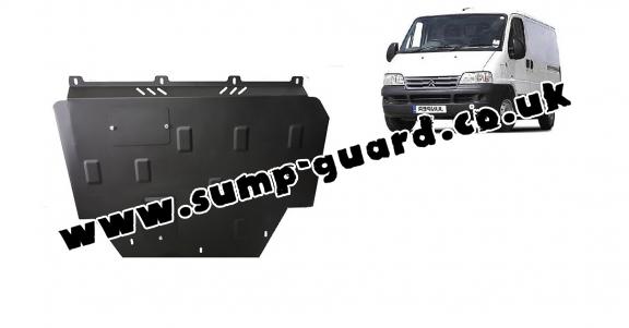 Steel sump guard for Citroen Jumper