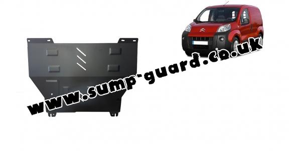 Steel sump guard for Citroen Nemo