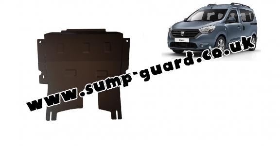 Steel sump guard for Dacia Dokker