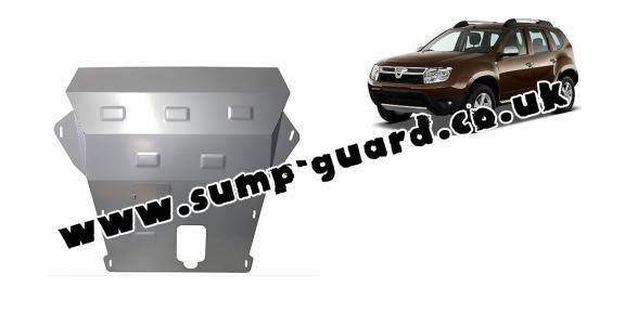 Aluminum sump guard for Dacia Duster