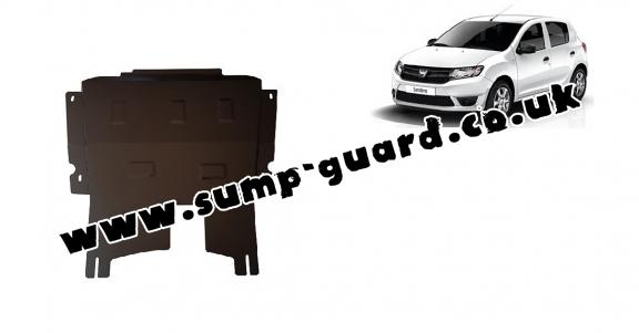 Steel sump guard for Dacia Sandero 2