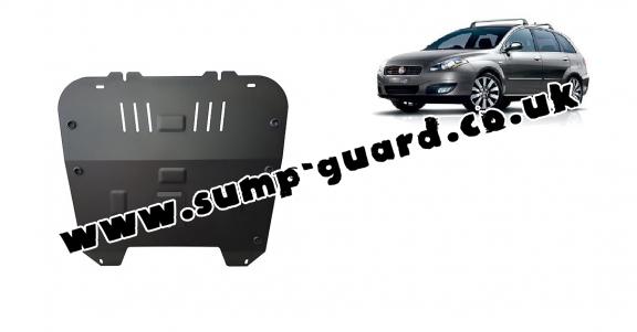 Steel sump guard for the protection of the engine and the gearbox for   Fiat Croma