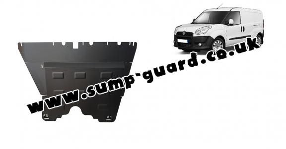 Steel sump guard for Fiat Doblo