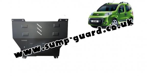 Steel sump guard for Fiat Fiorino