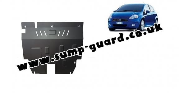 Steel sump guard for Fiat Grande Punto