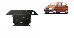 Steel sump guard for the protection of the engine, gearbox and differential for Fiat Idea